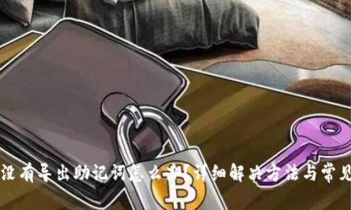 tpWallet没有导出助记词怎么办？详细解决方法与常见问题解析