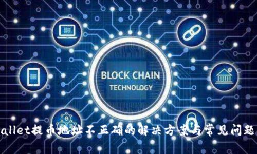 tpWallet提币地址不正确的解决方案与常见问题解析